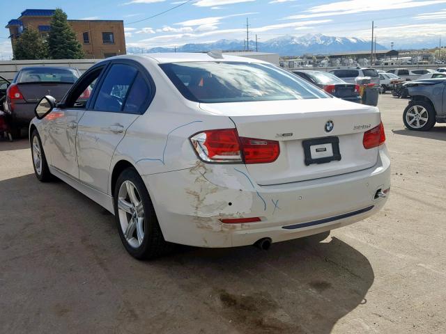 WBA3D5C56EKX99099 - 2014 BMW 328 D WHITE photo 3