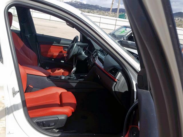 WBA3D5C56EKX99099 - 2014 BMW 328 D WHITE photo 5