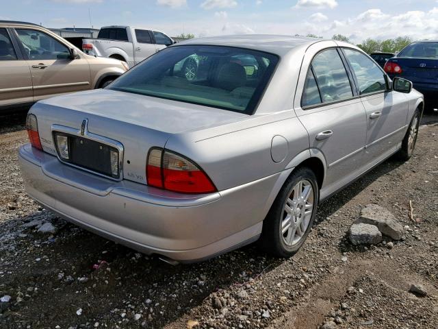 1LNHM87AX5Y659423 - 2005 LINCOLN LS SILVER photo 4