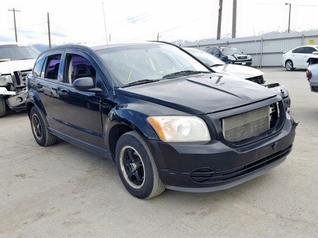 1B3JB28B87D503800 - 2007 DODGE CALIBER BLACK photo 1