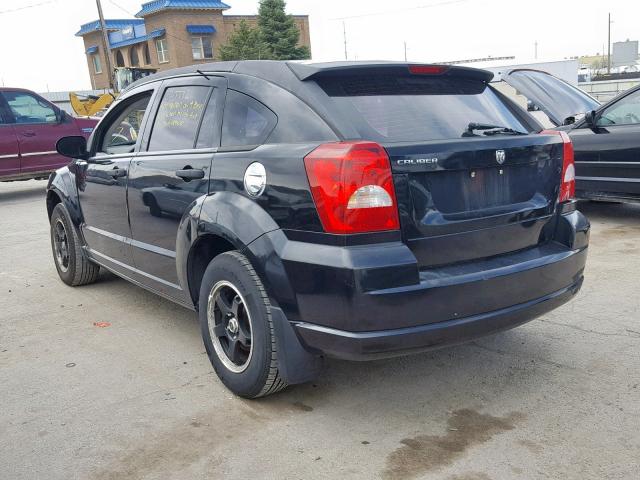 1B3JB28B87D503800 - 2007 DODGE CALIBER BLACK photo 3