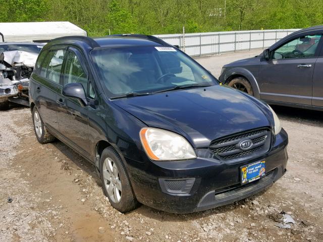 KNAFG526887124750 - 2008 KIA RONDO LX BLACK photo 1