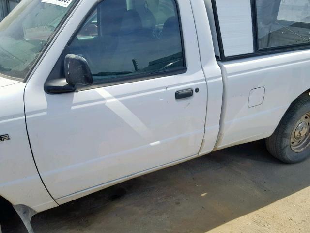 1FTYR10U41PB50252 - 2001 FORD RANGER WHITE photo 9