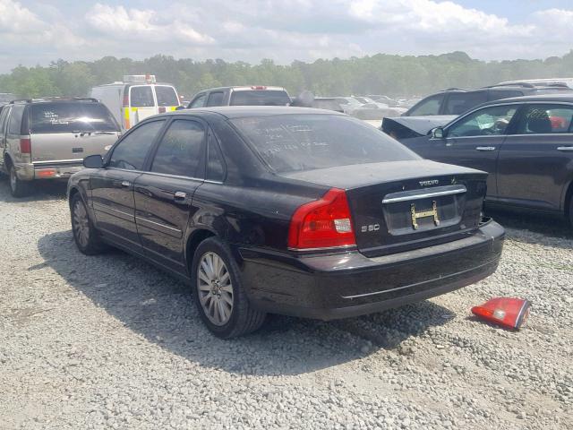 YV1TS592261443000 - 2006 VOLVO S80 2.5T BLACK photo 3