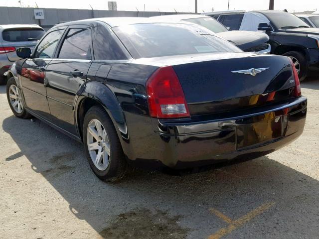 2C3LA43R56H282348 - 2006 CHRYSLER 300 BLACK photo 3