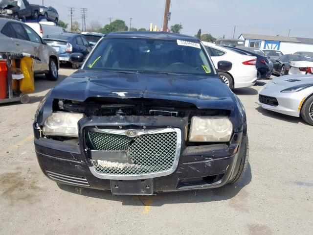 2C3LA43R56H282348 - 2006 CHRYSLER 300 BLACK photo 9