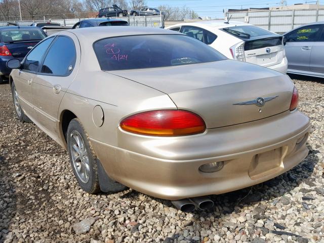 2C3HC56G5XH766313 - 1999 CHRYSLER LHS GOLD photo 3