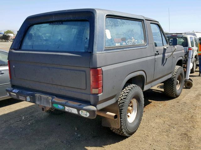 1FMDU15F6BLA01532 - 1981 FORD BRONCO U10 BLACK photo 4