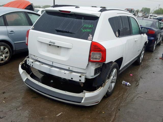 1C4NJCBB3CD580179 - 2012 JEEP COMPASS SP Ақ фото 4