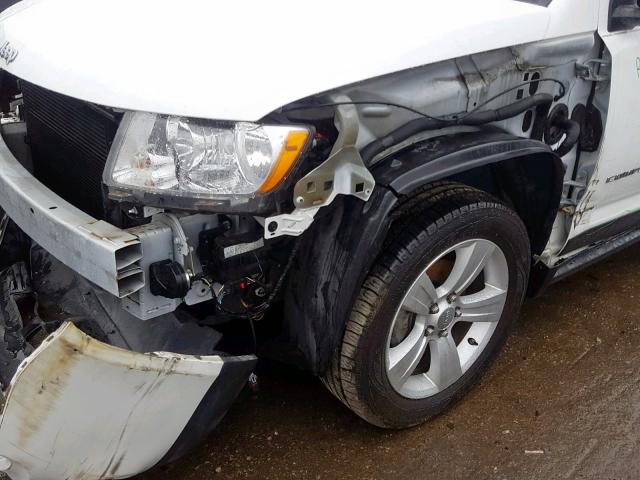 1C4NJCBB3CD580179 - 2012 JEEP COMPASS SP Ақ фото 9