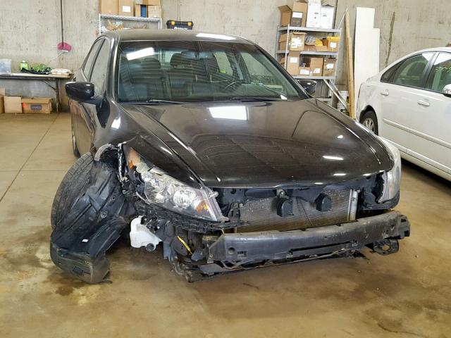 1HGCP26879A101174 - 2009 HONDA ACCORD EXL BLACK photo 1