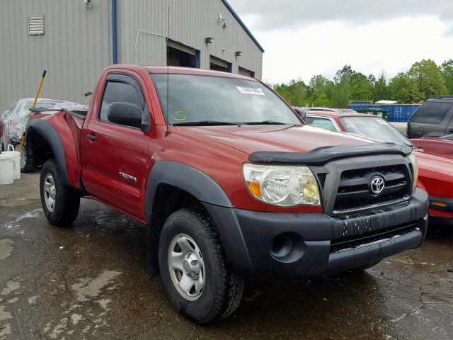 5TEPX42N56Z247209 - 2006 TOYOTA TACOMA MAROON photo 1