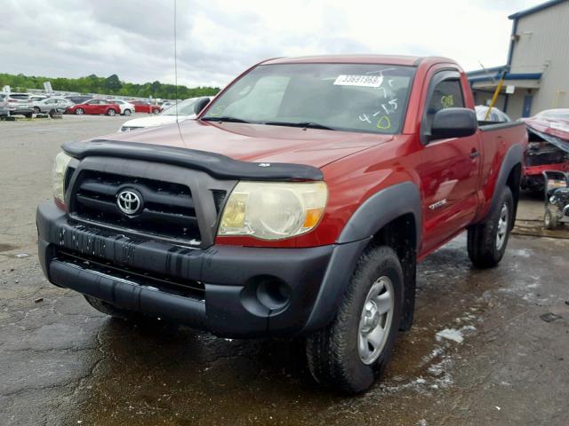 5TEPX42N56Z247209 - 2006 TOYOTA TACOMA MAROON photo 2