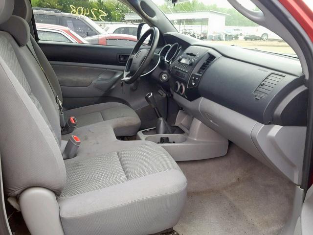 5TEPX42N56Z247209 - 2006 TOYOTA TACOMA MAROON photo 5