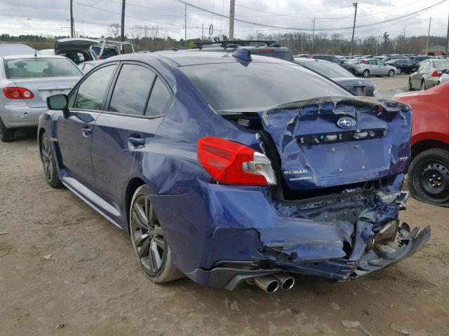 JF1VA1E60H9804477 - 2017 SUBARU WRX PREMIU BLUE photo 3