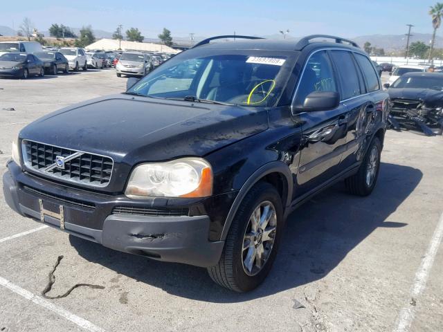 YV1CZ91H741082248 - 2004 VOLVO XC90 T6 BLACK photo 2