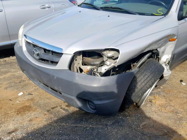 4F2YU07B92KM51157 - 2002 MAZDA TRIBUTE DX GRAY photo 9