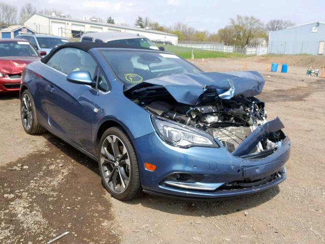 W04WT3N54GG157923 - 2016 BUICK CASCADA PR BLUE photo 1