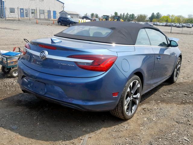 W04WT3N54GG157923 - 2016 BUICK CASCADA PR BLUE photo 4