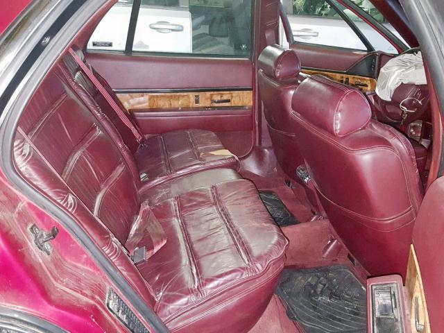 1G4HR52L9SH486711 - 1995 BUICK LESABRE LI MAROON photo 6