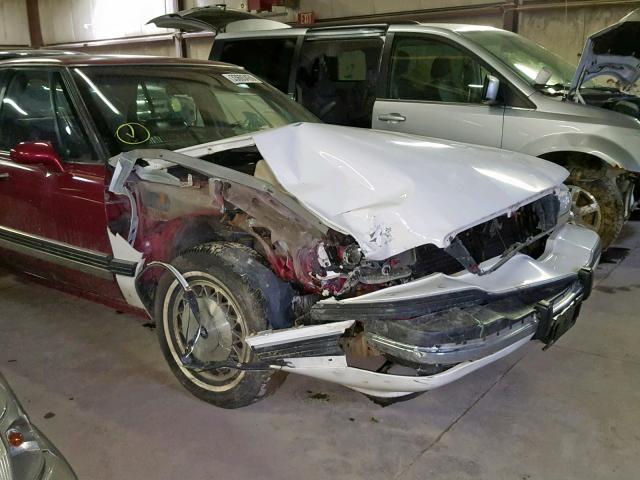 1G4HR52L9SH486711 - 1995 BUICK LESABRE LI MAROON photo 9