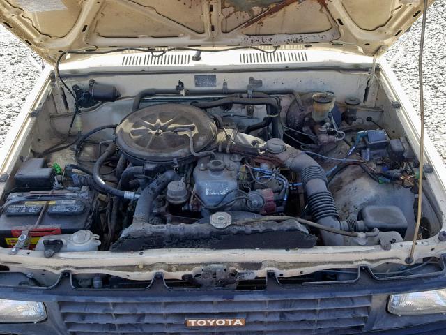 JT4RN55R9E0025953 - 1984 TOYOTA PICKUP 1/2 CREAM photo 7