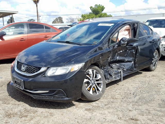 19XFB2F82DE214451 - 2013 HONDA CIVIC EX  photo 2