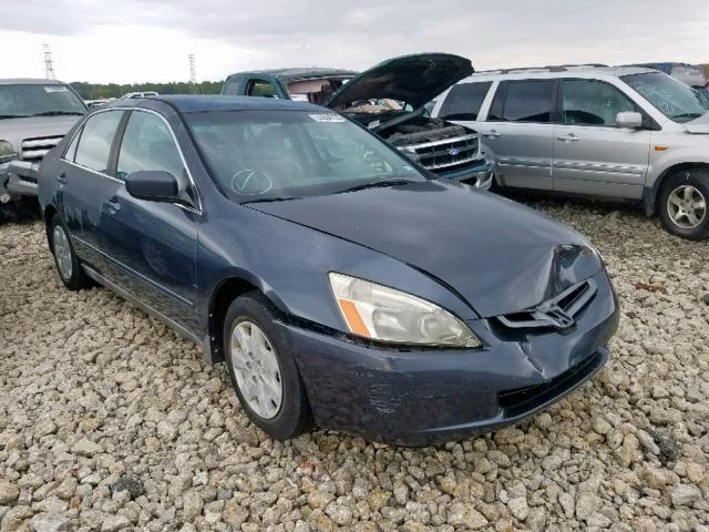 1HGCM56354A051835 - 2004 HONDA ACCORD LX BLUE photo 1