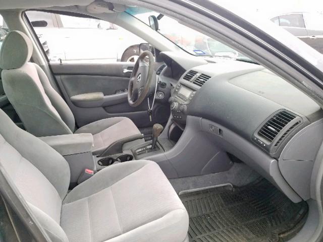 1HGCM56354A051835 - 2004 HONDA ACCORD LX BLUE photo 5