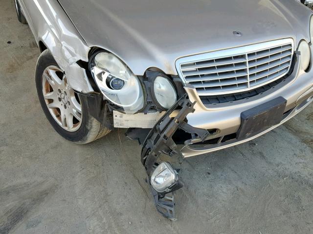 WDBUF65JX5A613294 - 2005 MERCEDES-BENZ E 320 SILVER photo 9