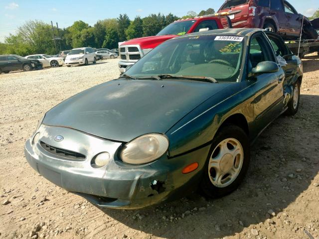 1FALP52U6TA178067 - 1996 FORD TAURUS GL GREEN photo 2