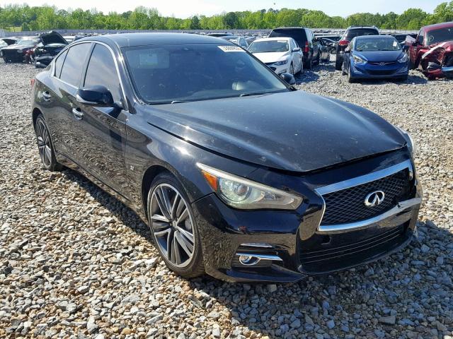 JN1BV7AP0EM670651 - 2014 INFINITI Q50 BASE BLACK photo 1