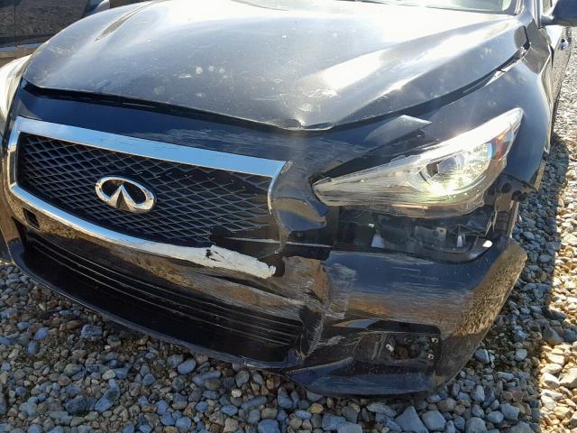 JN1BV7AP0EM670651 - 2014 INFINITI Q50 BASE BLACK photo 9