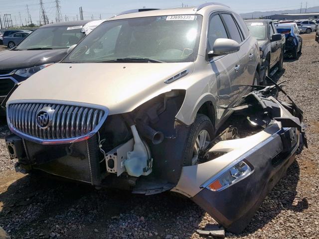 5GAER13738J106721 - 2008 BUICK ENCLAVE CX BEIGE photo 2