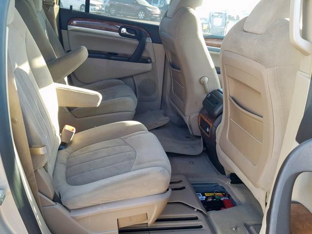 5GAER13738J106721 - 2008 BUICK ENCLAVE CX BEIGE photo 6