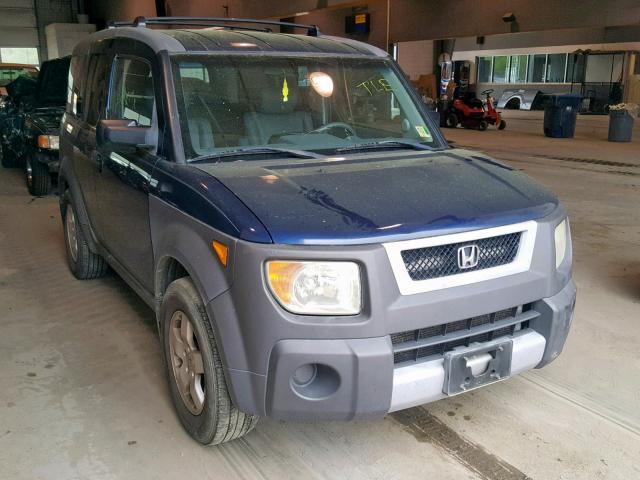 5J6YH28593L020221 - 2003 HONDA ELEMENT EX BLUE photo 1