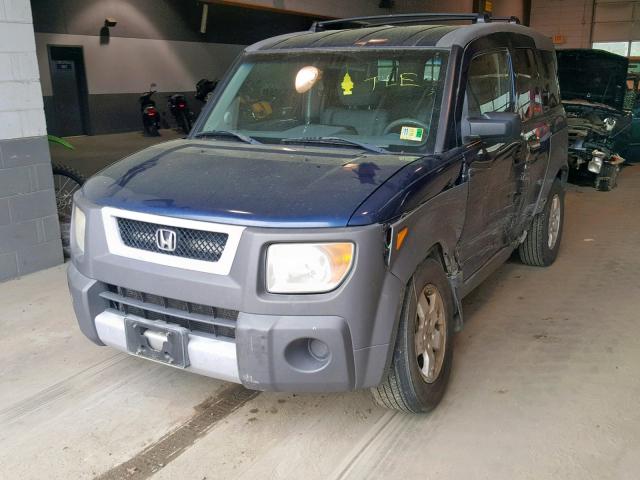 5J6YH28593L020221 - 2003 HONDA ELEMENT EX BLUE photo 2