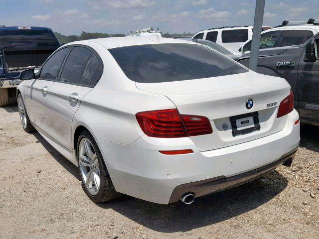 WBA5B1C58ED476250 - 2014 BMW 535 I WHITE photo 3