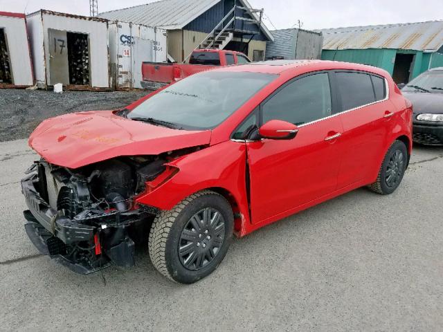 KNAFX5A84G5647762 - 2016 KIA FORTE EX RED photo 2