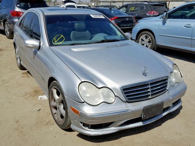 WDBRF40J05F688154 - 2005 MERCEDES-BENZ C 230K SPO SILVER photo 1