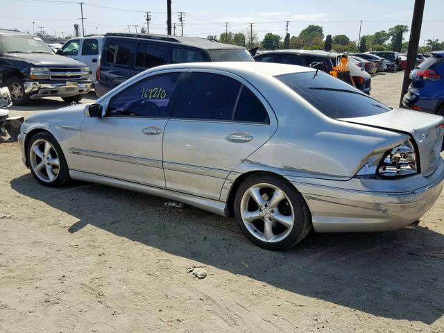 WDBRF40J05F688154 - 2005 MERCEDES-BENZ C 230K SPO SILVER photo 9