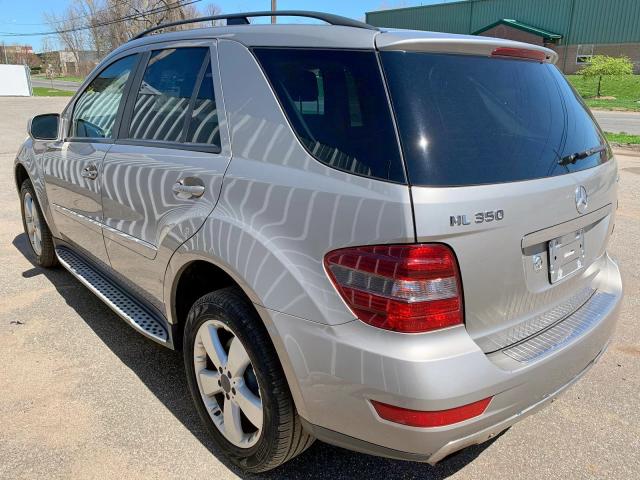 4JGBB86E89A443567 - 2009 MERCEDES-BENZ ML 350 SILVER photo 4