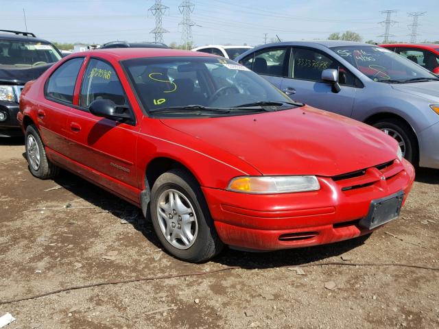 1B3EJ46X4XN640192 - 1999 DODGE STRATUS RED photo 1