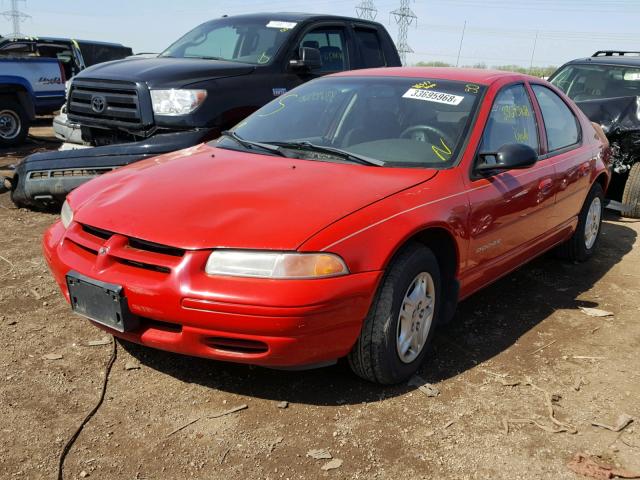 1B3EJ46X4XN640192 - 1999 DODGE STRATUS RED photo 2