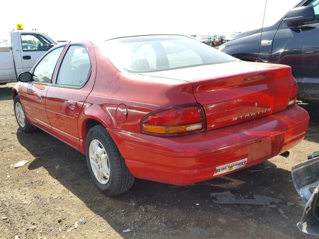 1B3EJ46X4XN640192 - 1999 DODGE STRATUS RED photo 3