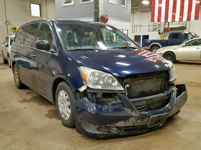 5FNRL38205B103028 - 2005 HONDA ODYSSEY LX BLUE photo 1