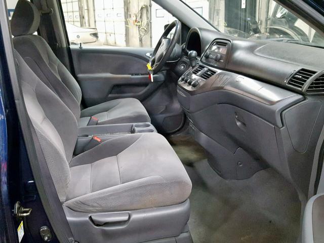 5FNRL38205B103028 - 2005 HONDA ODYSSEY LX BLUE photo 5