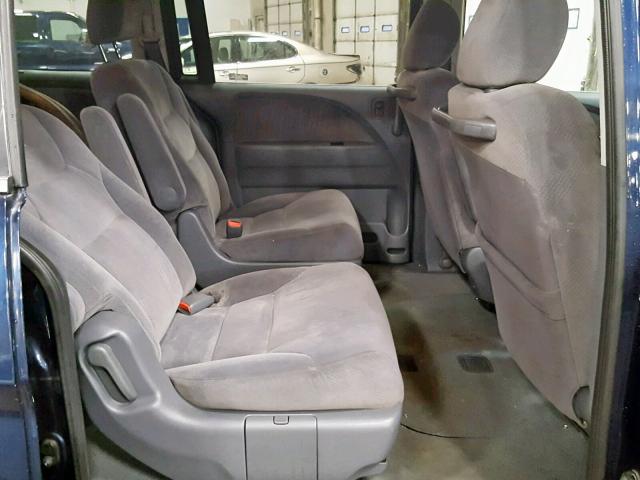 5FNRL38205B103028 - 2005 HONDA ODYSSEY LX BLUE photo 6