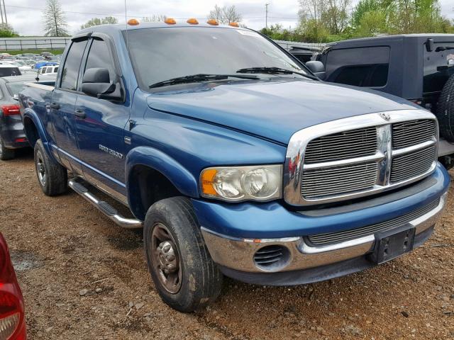 3D7KU28DX4G136238 - 2004 DODGE RAM 2500 S ლურჯი ფოტო 1
