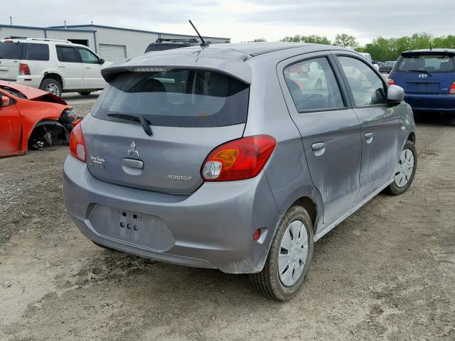 ML32A3HJ4FH047923 - 2015 MITSUBISHI MIRAGE DE GRAY photo 4